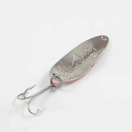 Vintage Seneca Little Cleo (Hula Girl), 1/3oz Red / Black / Nickel fishing spoon #2344