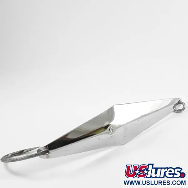 Vintage  James E. Clark  Clark Spoon Squid, 1 1/4oz Nickel fishing spoon #2347