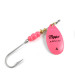   Mepps Aglia Hot 4, 1/3oz Hot pink (Bright Pink / Brass) spinning lure #2349