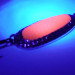   Blue Fox Pixee UV, 1/2oz Nickel / Glow UV Glow in UV light, Fluorescent fishing spoon #2353