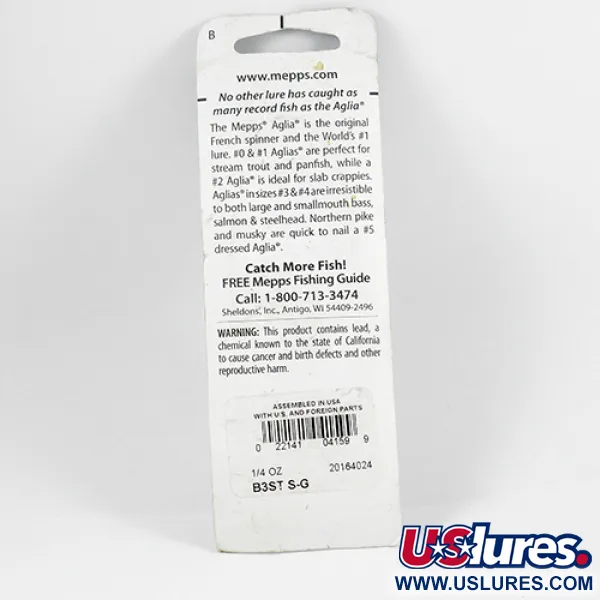 Mepps Aglia 3 dressed squirrel tail