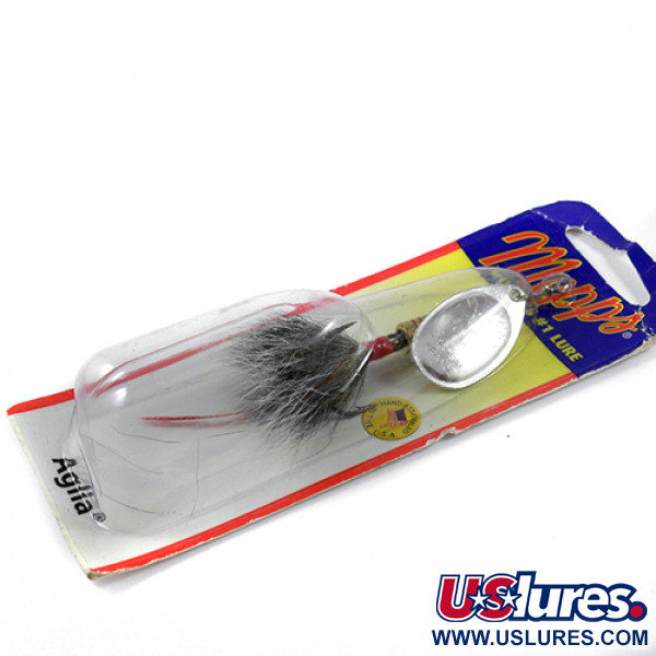   Mepps Aglia 3 dressed squirrel tail, 1/4oz Silver spinning lure #2366