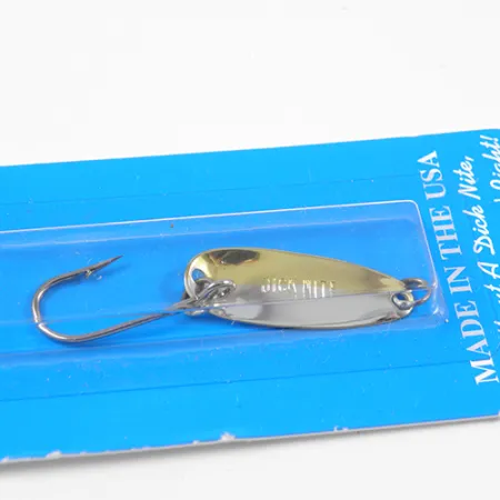 Dick Nite Spoons Dick Nite #1, 1/32oz Nickel / Gold fishing spoon #2368