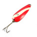 Vintage  Weller GYPSY KING S 0, 2/5oz Red / White / Nickel fishing spoon #2376
