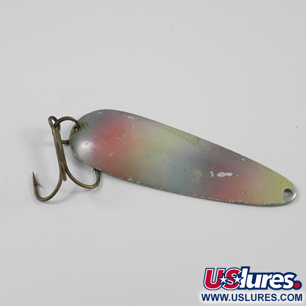 Vintage  Eppinger Dardevle, 1oz Pearl Pearl / Nickel fishing spoon #2377