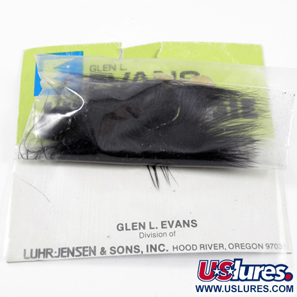   Glen Evans Little Dogie Jig-Fly, 1/4oz Black fishing #2378