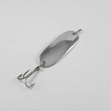 Vintage Unknown Dodger, 1/4oz Nickel fishing spoon #2380