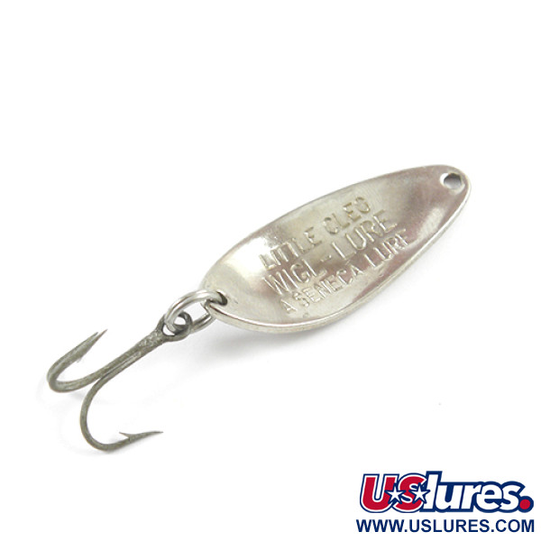 Vintage  Seneca Little Cleo, 1/4oz Nickel fishing spoon #2383