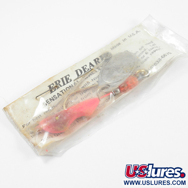   Erie Dearie Walleye Killer, 1/3oz Red / Nickel spinning lure #2397