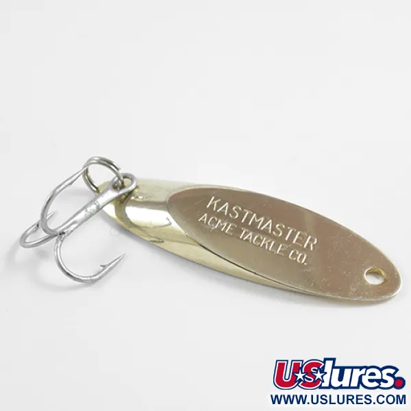Vintage  Acme Kastmaster , 1/2oz Gold fishing spoon #2415