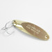 Vintage  Acme Kastmaster , 3/4oz Gold fishing spoon #2418