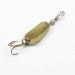 Vintage   Luhr Jensen, 1/4oz White / Green / Brass fishing spoon #2421