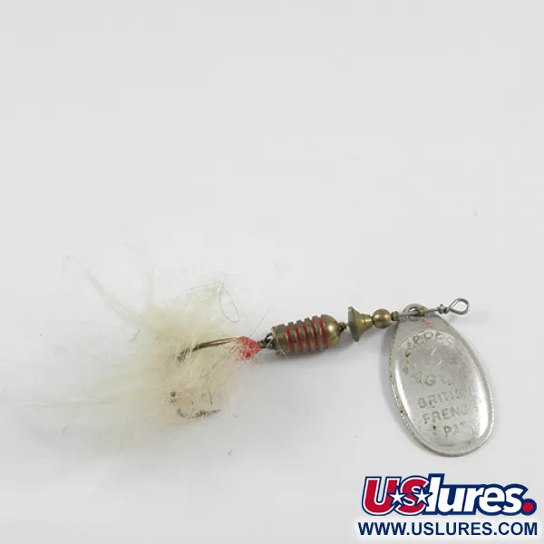 Vintage   Mepps Aglia 3, 1/4oz Silver spinning lure #2432