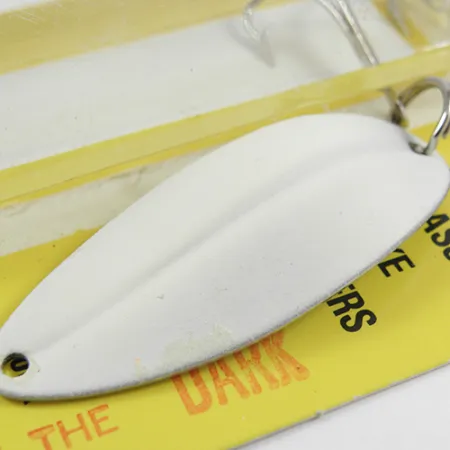 TODDCO Main liner, 2/5oz White / Nickel fishing spoon #2439