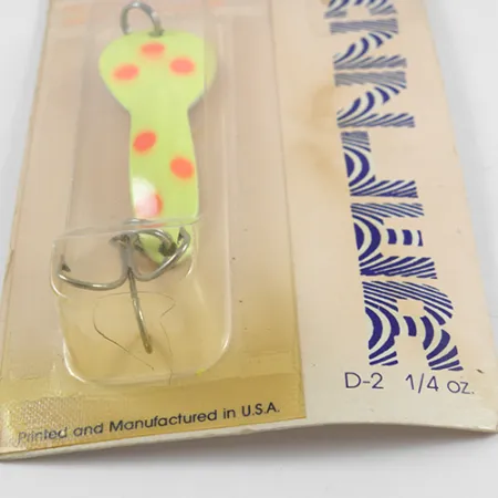 Acme Dazzler, 1/4oz Yellow / Red fishing spoon #2441