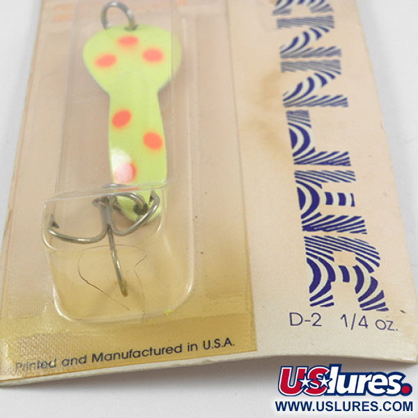   Acme Dazzler, 1/4oz Yellow / Red fishing spoon #2441