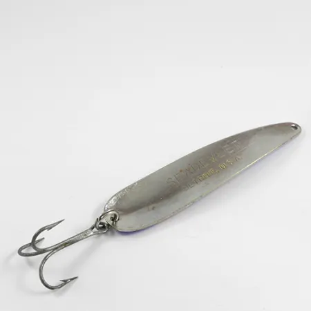 Vintage Eppinger Dardevle Seadevlet, 1oz Red / Blue / Nickel fishing spoon #2450
