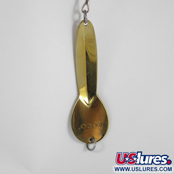 Vintage  Glen Evans Loco 4, 3/4oz Gold fishing spoon #2458