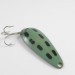 Vintage   Len Thompson #1, 3/4oz Green / Black / Brass fishing spoon #2461