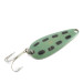 Vintage   Len Thompson #1, 3/4oz Green / Black / Brass fishing spoon #2461