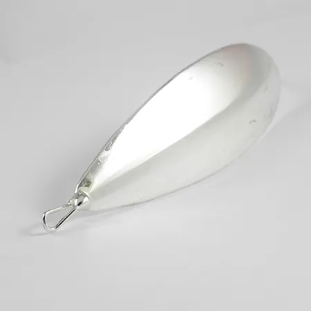 Vintage Weedless Johnson Silver Minnow, 1oz Silver fishing spoon #2463