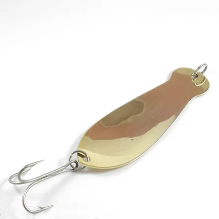 Vintage K-B Bait K-B Spoon 4, 1 1/3oz Gold fishing spoon #2470