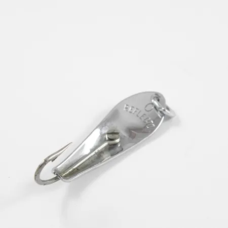 Vintage Luhr Jensen Weedless Reflecto #0, 1/16oz Nickel fishing spoon #2475