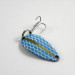 Vintage  Seneca Little Cleo, 3/16oz Light Blue / Nickel fishing spoon #2481