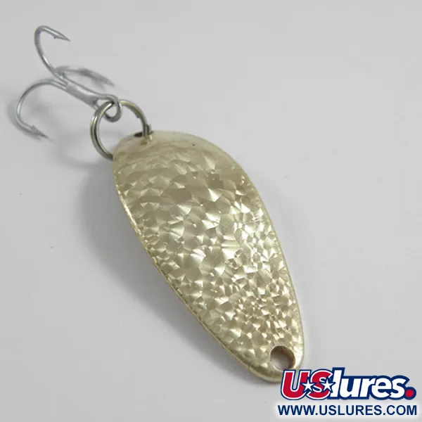 Vintage  Seneca Little Cleo, 1/4oz  Crystal (Golden Crystal /) fishing spoon #2500