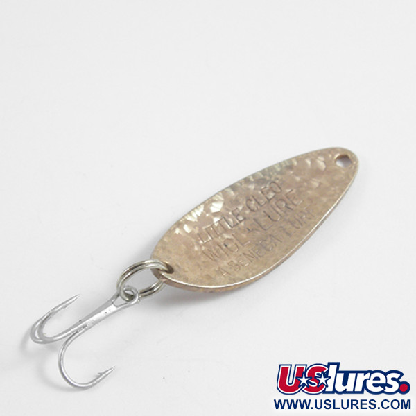 Vintage  Seneca Little Cleo, 1/4oz Crystal (Copper Scale) fishing spoon #2501