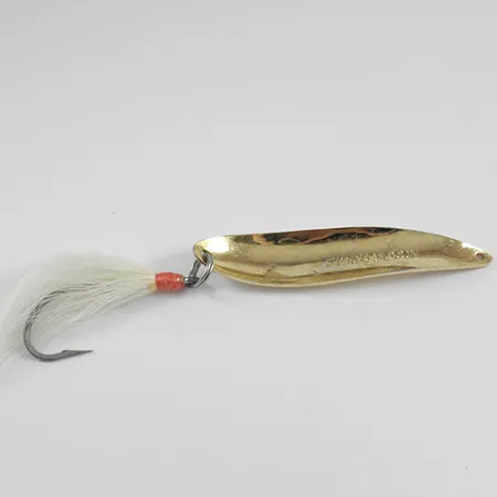 Vintage Acme Fiord Spoon, 2/3oz Gold / Orange fishing spoon #2485