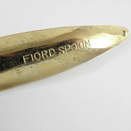 Vintage Acme Fiord Spoon, 2/3oz Gold / Orange fishing spoon #2485