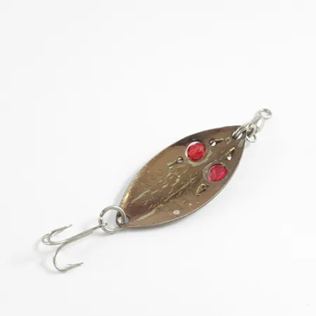 Vintage Hofschneider RED EYE, 1/4oz Copper / Red Eyes fishing spoon #2503