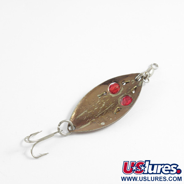 Vintage  Hofschneider RED EYE, 1/4oz Copper / Red Eyes fishing spoon #2503