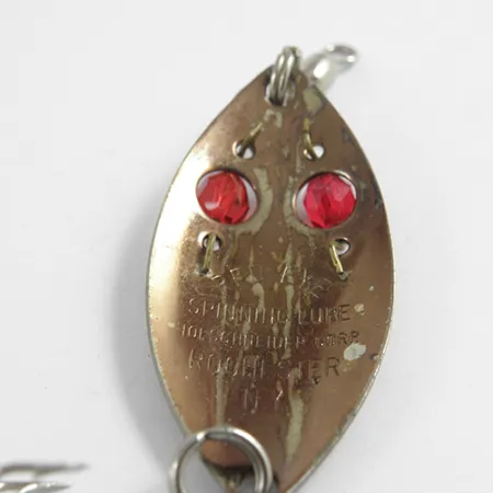 Vintage Hofschneider RED EYE, 1/4oz Copper / Red Eyes fishing spoon #2503