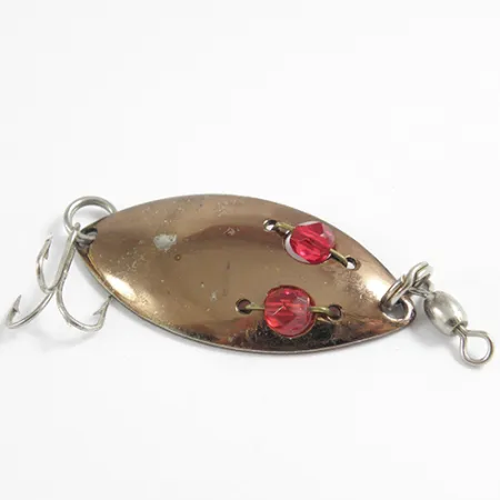 Vintage Hofschneider RED EYE, 1/4oz Copper / Red Eyes fishing spoon #2503