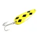 Vintage   Len Thompson #2 2519, 1oz Yellow / Black / Brass fishing spoon #2519