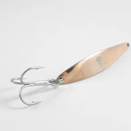 Vintage Bay de Noc Swedish pimple, 1/2oz Copper / Nickel fishing spoon #2522