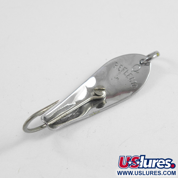 Vintage  Luhr Jensen Weedless Reflecto #0, 1/16oz Nickel fishing spoon #2524