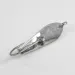 Vintage  Luhr Jensen Weedless Reflecto #0, 1/16oz Nickel fishing spoon #2524