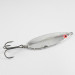 Vintage  Unknown Jig Lure, 1 2/3oz Silver fishing spoon #2529