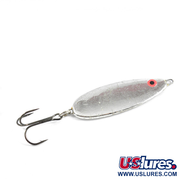 Vintage  Unknown Jig Lure, 1 2/3oz Silver fishing spoon #2529