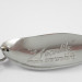 Vintage  Luhr Jensen Lil' Kroc (Krocodile Stubby), 3/4oz Nickel / Red fishing spoon #2542