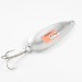 Vintage  Worth Chippewa, 1/2oz Hammered Nickel fishing spoon #2549