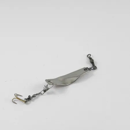 Vintage Z-RAY Lures Z-Ray, 3/16oz Nickel / Red fishing spoon #2562