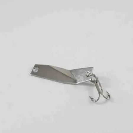 Vintage Z-RAY Lures Z-Ray Model 110, 3/64oz Nickel / Red fishing spoon #2563