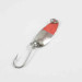 Vintage  Luhr Jensen Lucky Knight 1, 1/32oz Nickel / Red fishing spoon #2565