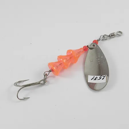 Vintage Gibbs, 1/4oz Nickel spinning lure #2571