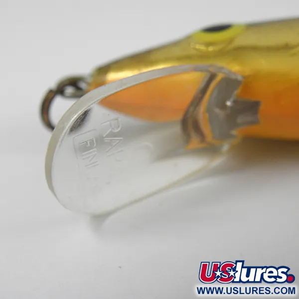 Vintage Rapala Original Floater, 2/3oz Gold fishing lure #2574