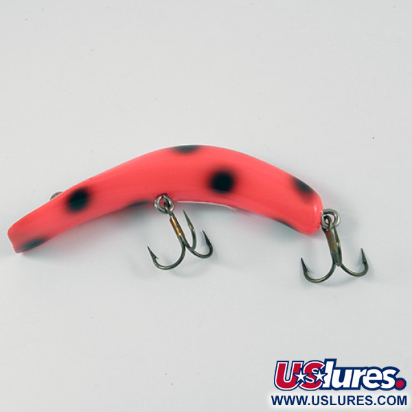 Vintage   Lazy Ike, 1/4oz Red / Black fishing lure #2575